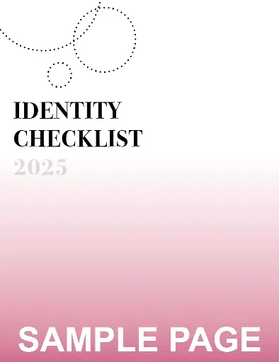 Identity Checklist